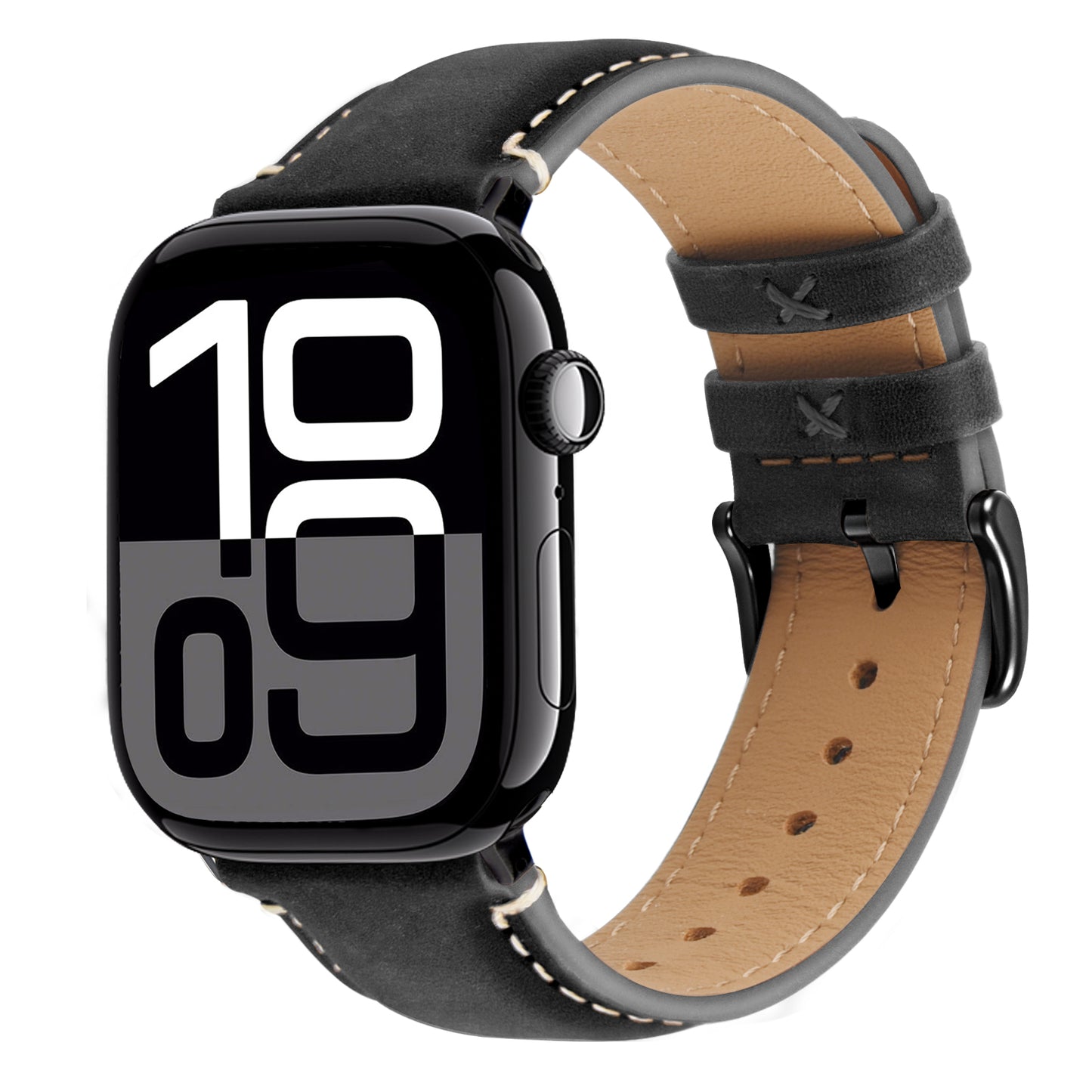 Wristitani Leather Band Compatible With Apple Watch Straps 49mm 46mm 45mm 44mm 42mm 41mm 40mm for Men, Genuine Leather Replacement Band for iWatch Ultra3/2/1 SE3/2/1 Series 11 10 9 8 7 6 5 4