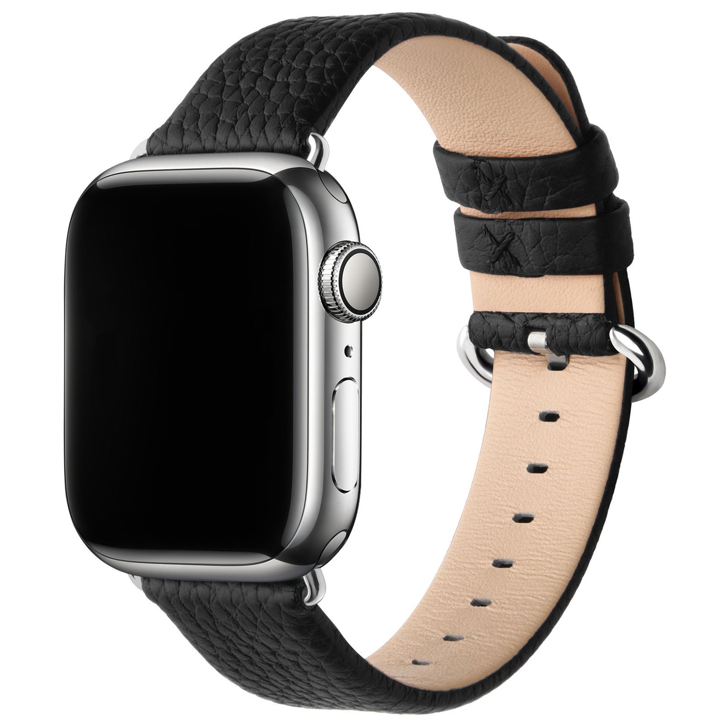 Leather  Watch Band Compatible with Apple Watch Band 49/46/45/44/42/41/40, iWatch Band for Series ultra3/2/1 SE3/2/1 11/10/9/8/7/6//5/4/3 for Men Women